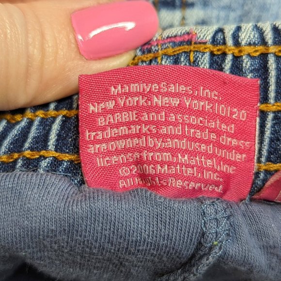 Barbie Avenue Embroidered Denim Skort Size 6 - Picture 2 of 9